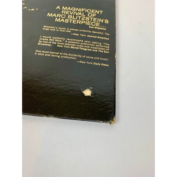 LP Marc Blitzsteins The Cradle Will Rock Original Cast Double Album MGM Records - Picture 4 of 11
